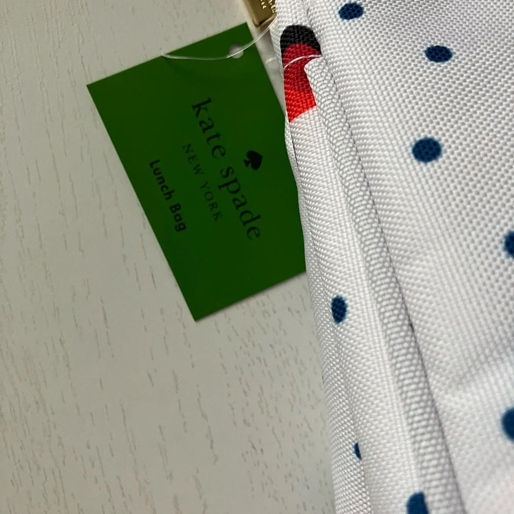 Kate Spade New York Vintage Cherry Dot Lunch Bag (NWT)